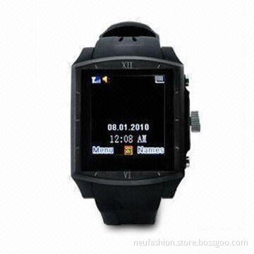 Mobile Phone Wristwatch with Bluetooth, Headset and 2 to 32GB Memory Capacity